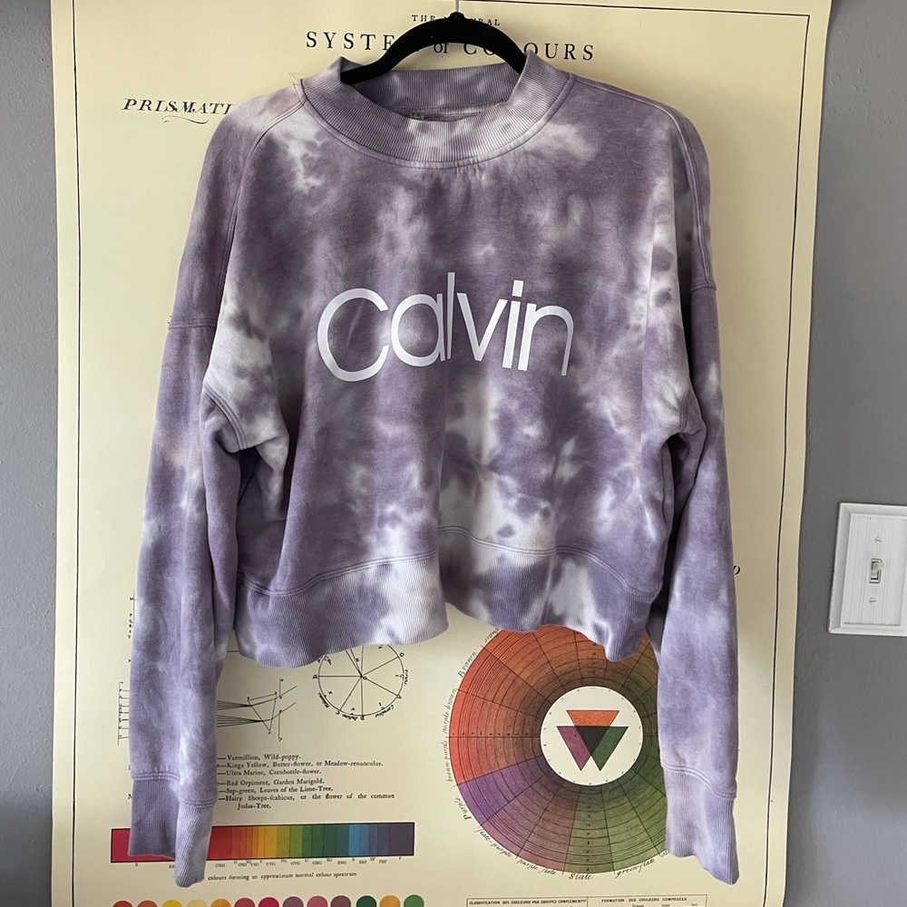 Calvin Klein Cropped Crewneck Sweater